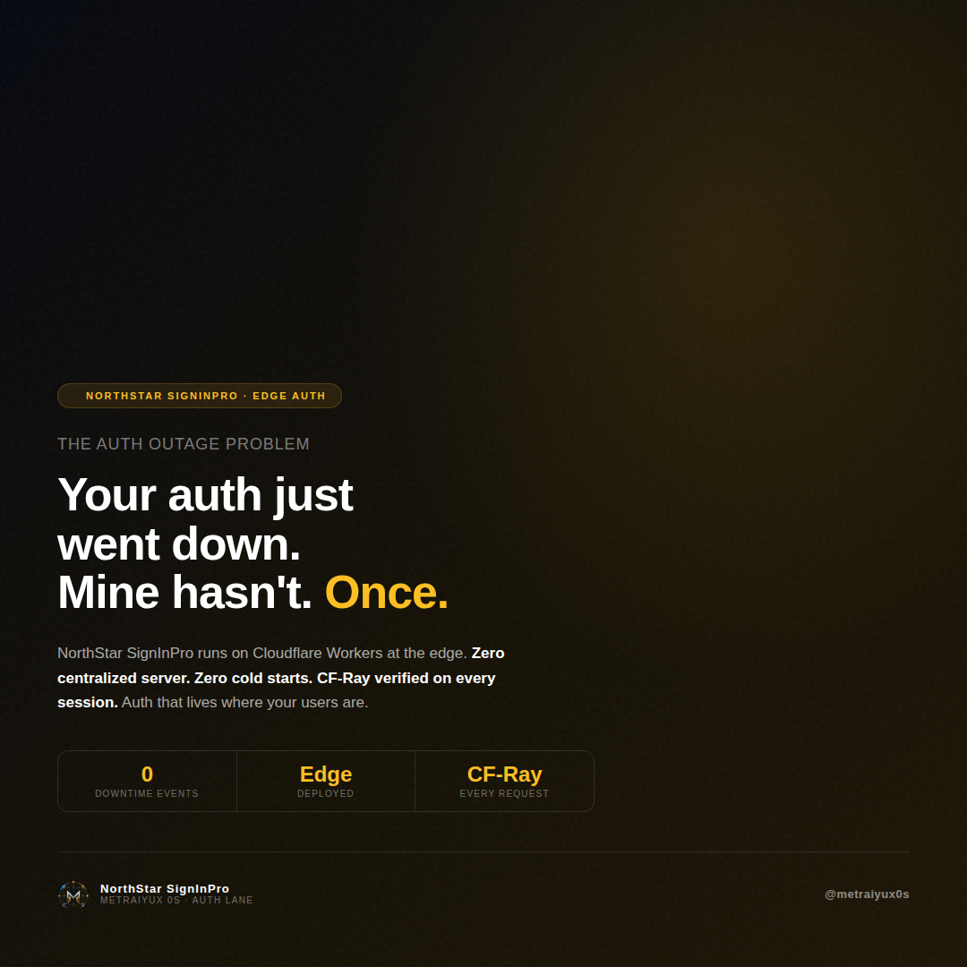 The auth outage problem
